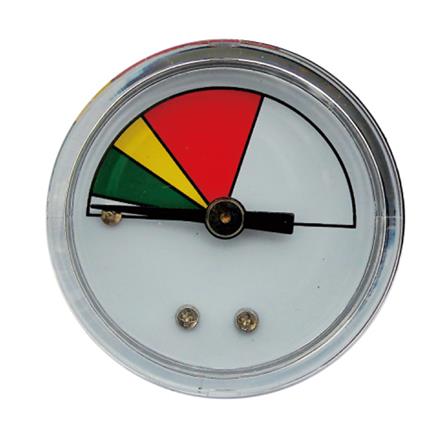 Y40軸向塑殼壓力表（壓入式）螺紋NPT1/8